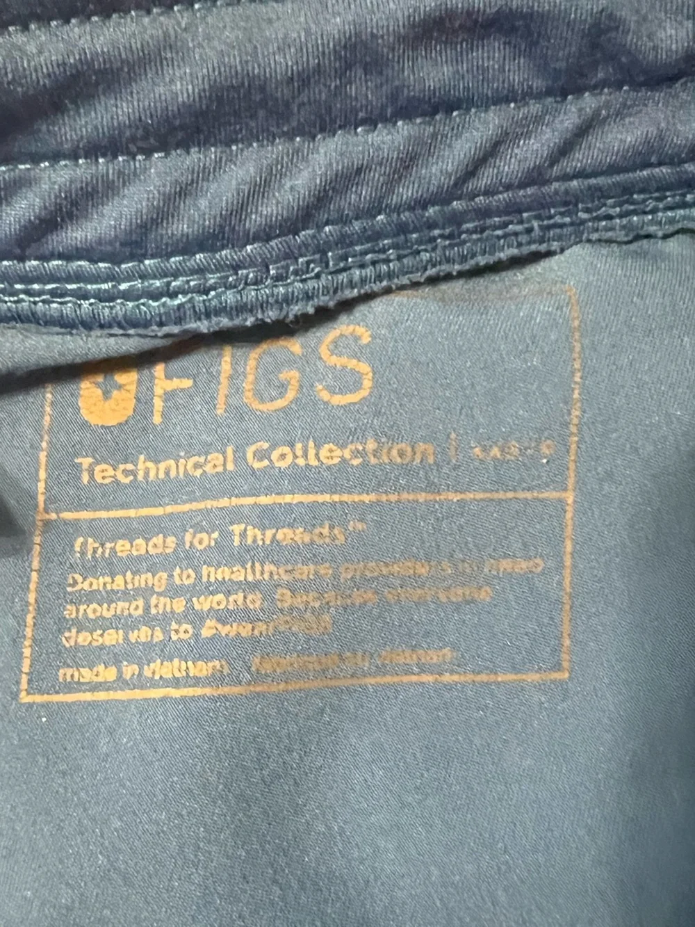 Figs Royal Blue Zamora Style Pants
